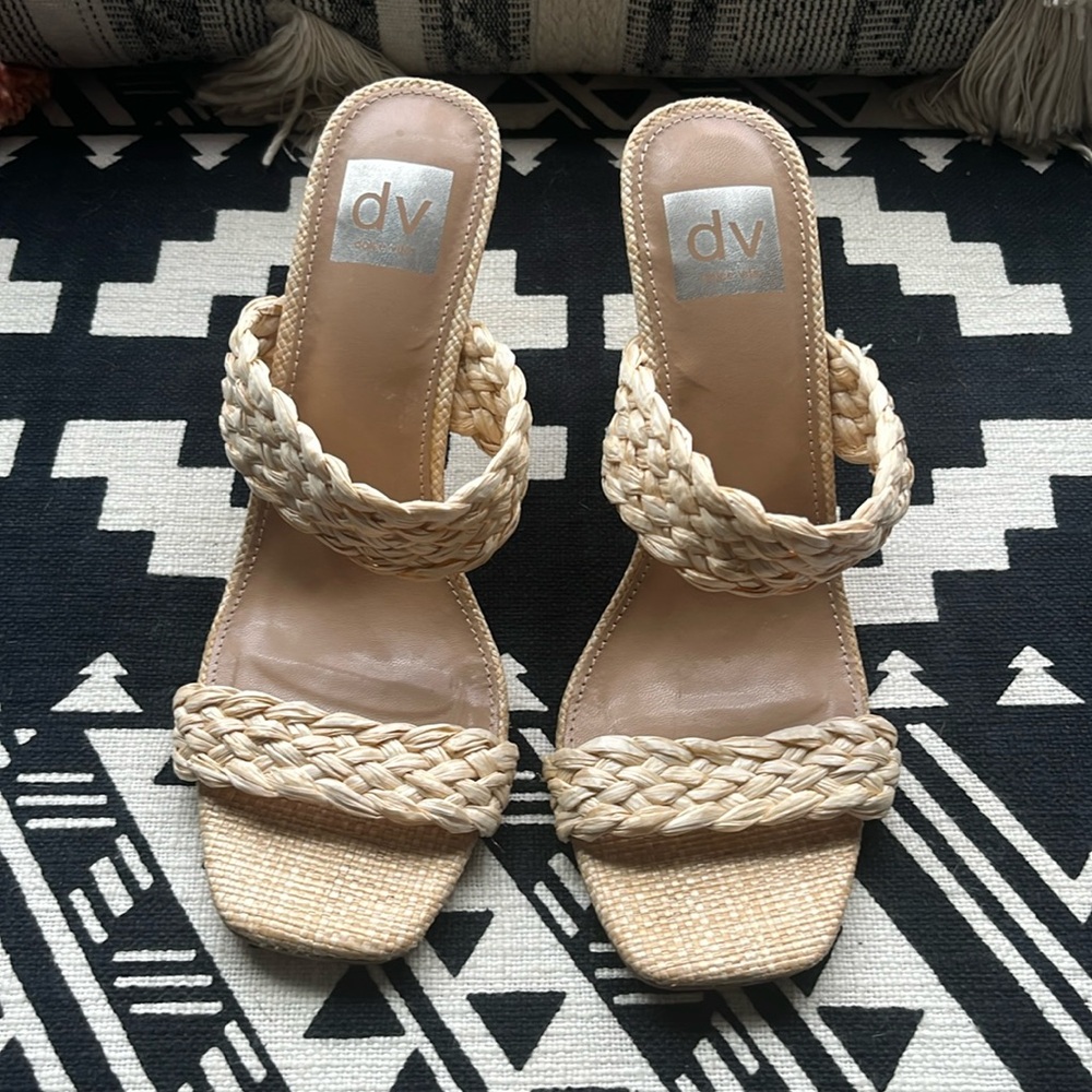 Dolce Vita Paily Raffia Wides - Color Vanilla Raffia